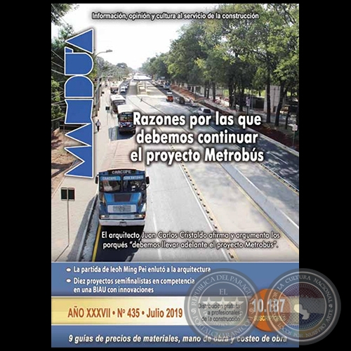MANDUA Revista de la Construcción - Nº 435 - Julio 2019